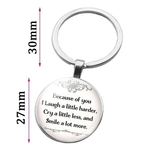 Spiritual Keychain In Silver - Picture 4 of 4